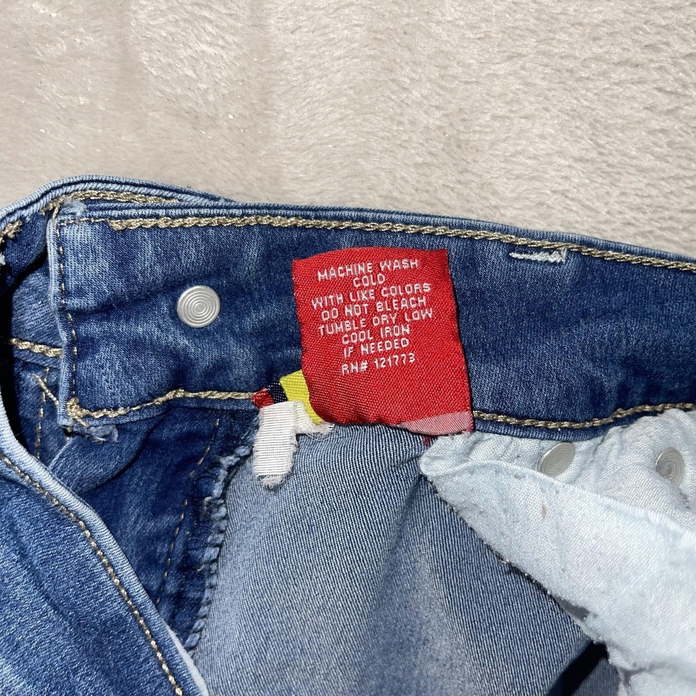 GOGO STAR Jeans Juniors 3 Blue Skinny Stretch Mid Rise Cuffed Ankle - Picture 5 of 11
